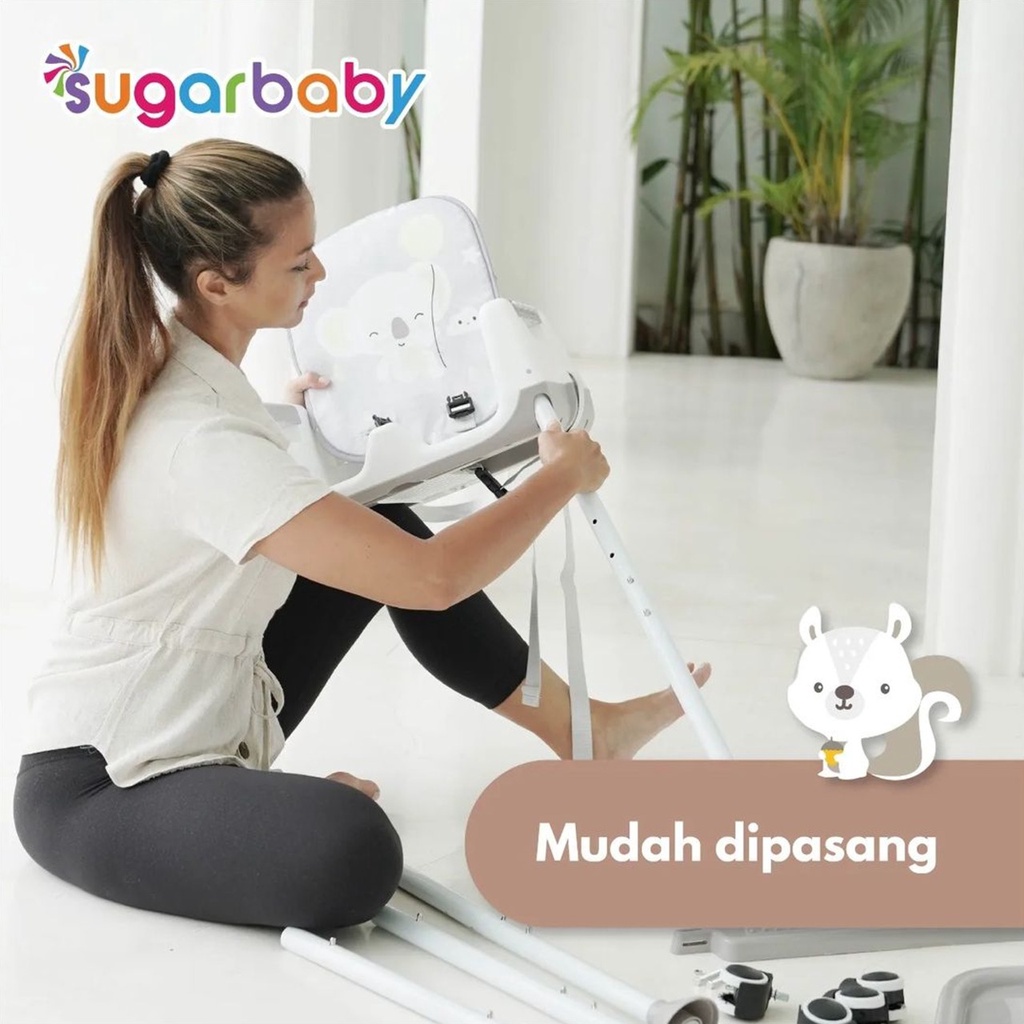 High Chair Sugar Baby Fun Chair Convertible 6in1 Kursi Makan