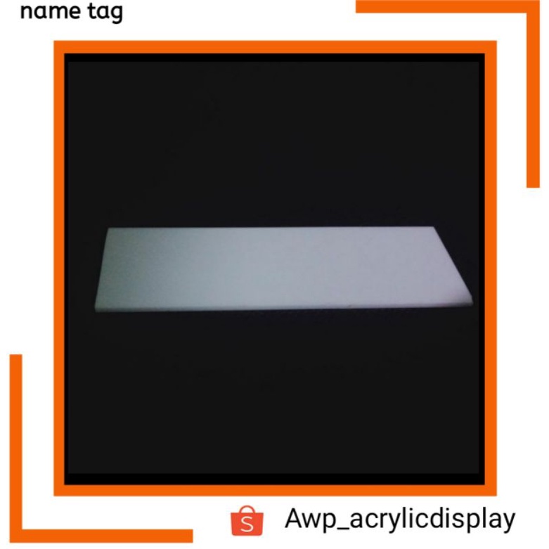 

Papan Nama Dada Akrilik Acrylic Papan Nama Dada Name Tag Bahan Papan