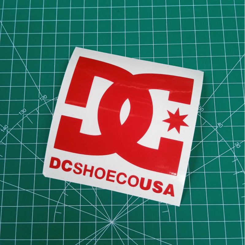 sticker dc shoe