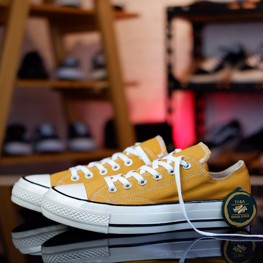 (BISA COD) SEPATU 70s LOW YELLOW  PREMIUM SNEAKERS PENDEK PRIA  WANITA IMPORT
