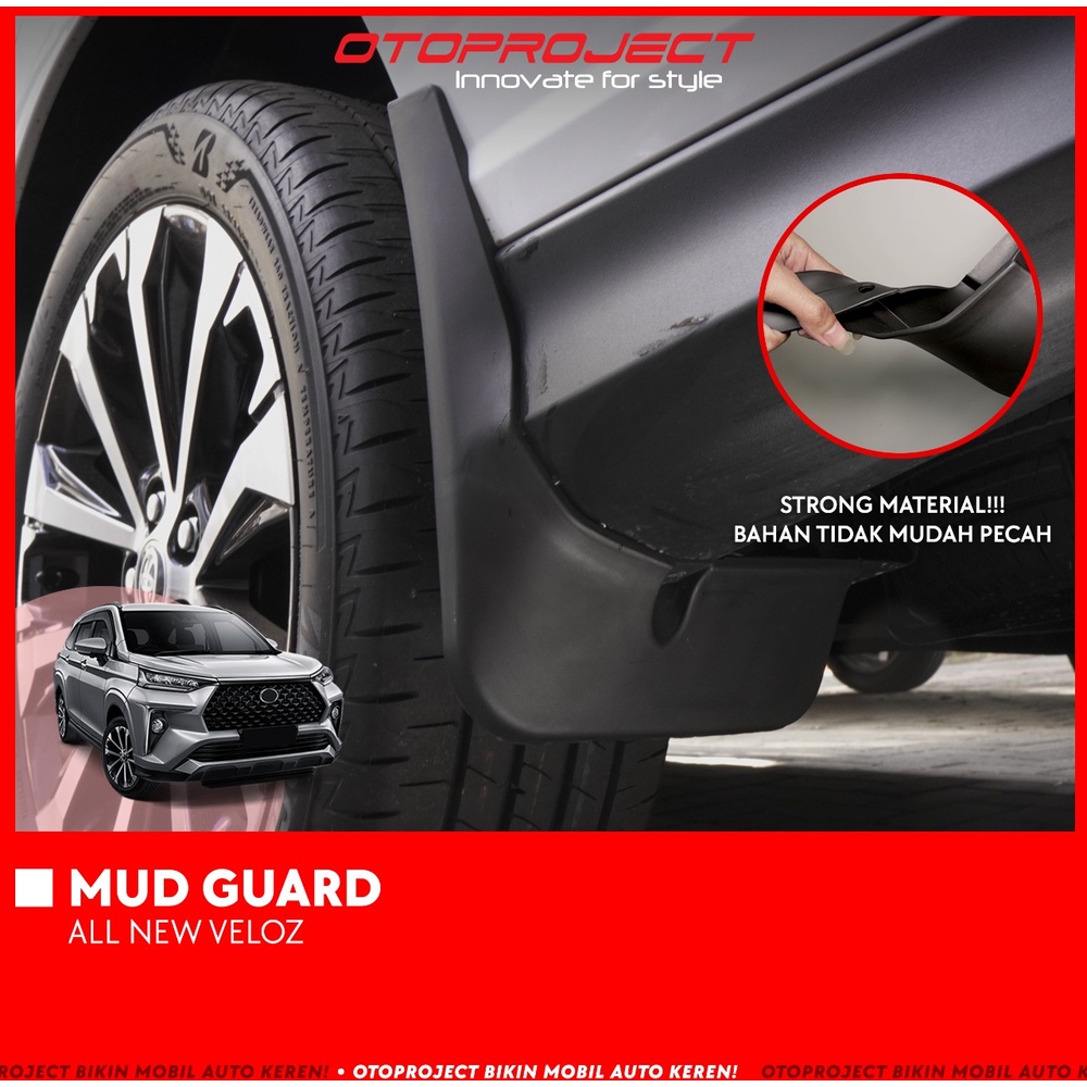 OTOPROJECT Mud Guard Avanza VELOZ 2022/Mudguard Avanza VELOZ 2022/Karpet Lumpur Avanza VELOZ 2022 Mu