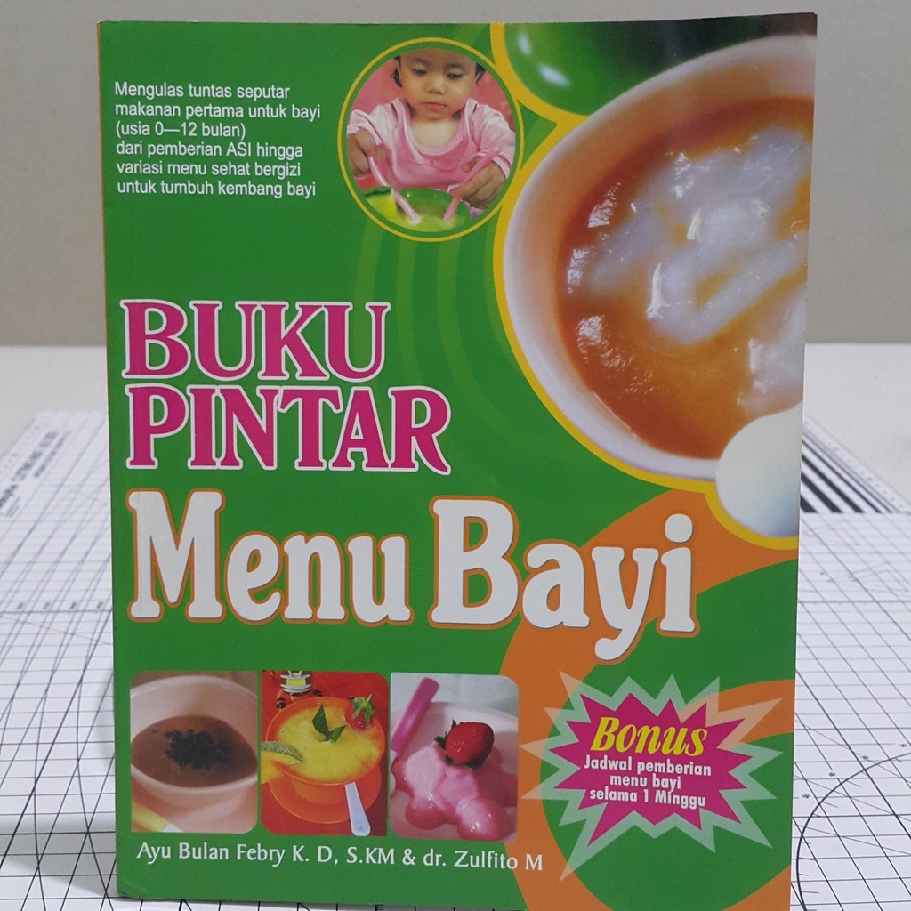 Buku Pintar Menu Bayi, Preloved