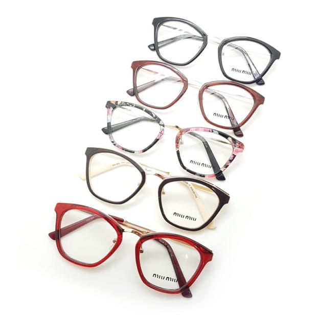 B7V MODIS MURAH | frame kacamata kotak | paket kacamata minus/plus/cylinder/antiradiasi | miumiu☌♠ (