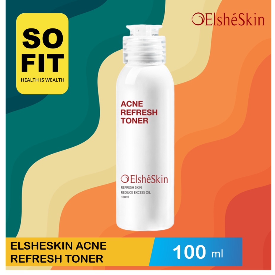 ElsheSkin Acne Refresh Toner - 100ml Salicylic Acid (Segarkan Kulit Berjerawat) - Toner Jerawat