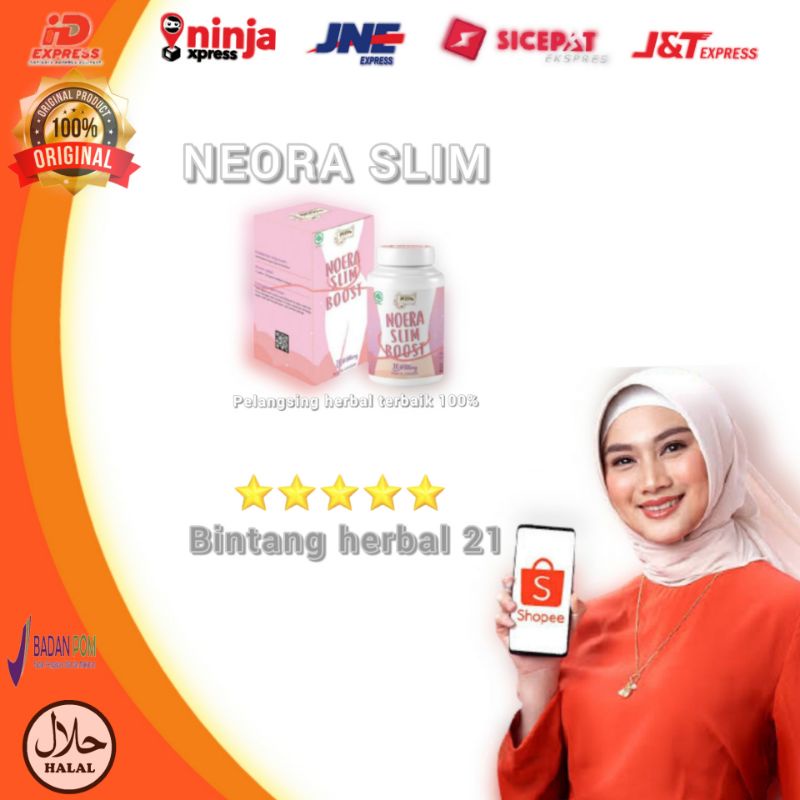 NoeraSlim Boost-Noera slimming capsule/jamu/pelangsing bpom asli
