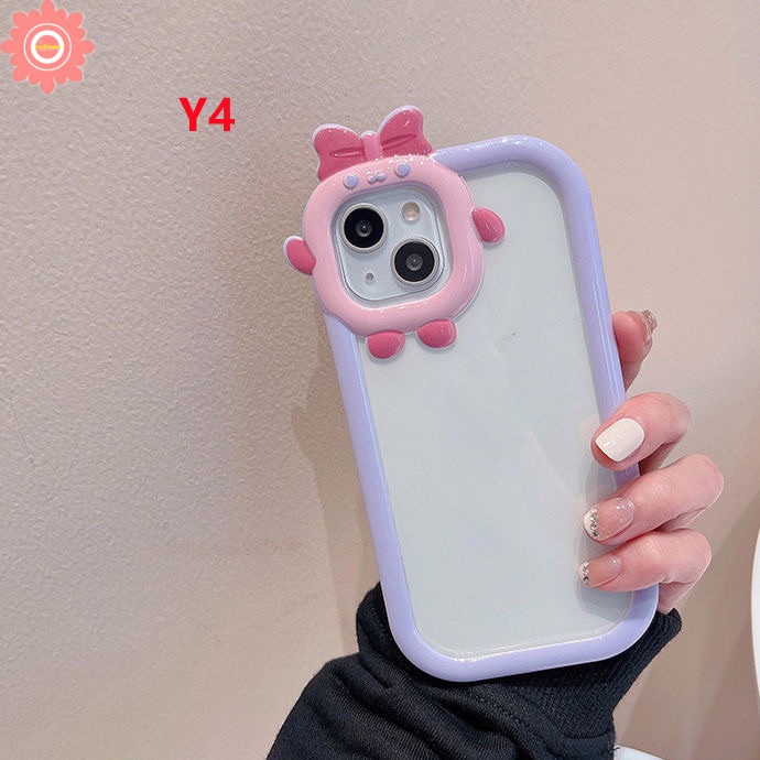 Soft Case Warna Macaron 3D Untuk Vivo Y16 Y02s Y35 Y22 Y51 2020 Y31 2021 Y53s Y51A Y91 Y93 Y95 Y91C Y1S Y15s Y01 Y17 Y15 Y12