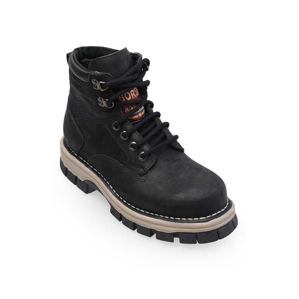 Borsa Sepatu Boots Kulit Borsa / Prevail Black