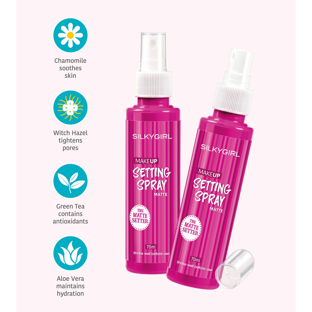 Jual SILKYGIRL SETTING SPRAY 70 ML MJ Indonesia