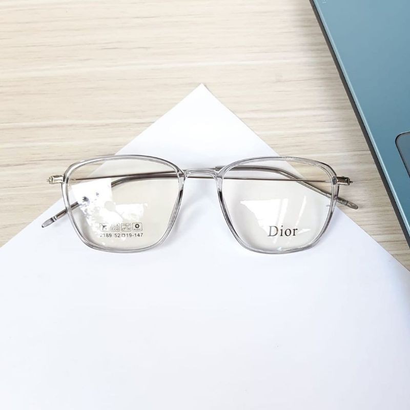 (Bisa COD) KACAMATA PAKET 2189 lensa PHOTOCROMIC minus/normal photocromic grey-Abu abu