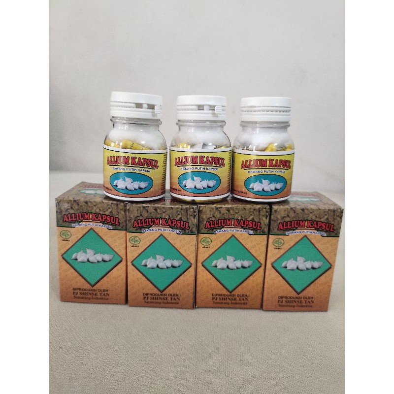 Allium kapsul ekstrak bawang putih tunggal