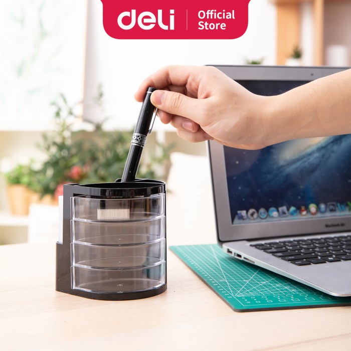 

READY Deli E9133 Desk Organizer/Tempat Alat Tulis-PS Desk Organizer 7 Comp. TERLARIS