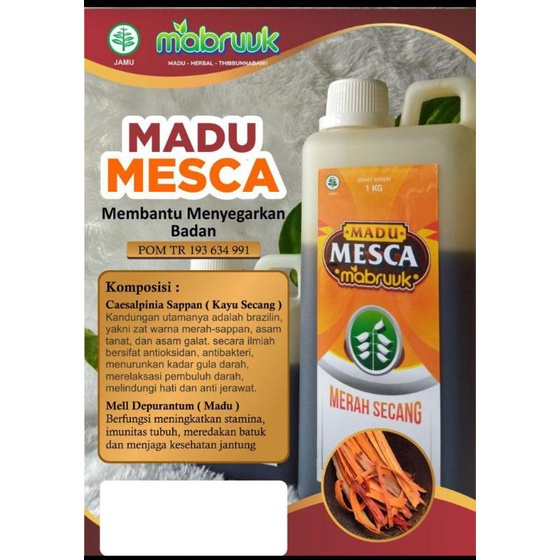 

madu herbal/madu mesca