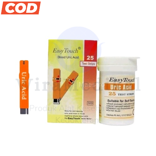 Strip Easy Touch gula darah, kolestrol, asam urat / Strip Easy Touch glucose, cholestrol, uri acid