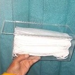 

Kotak akrilik acrylic sliding tempat makser 21×10×10/masker kf94