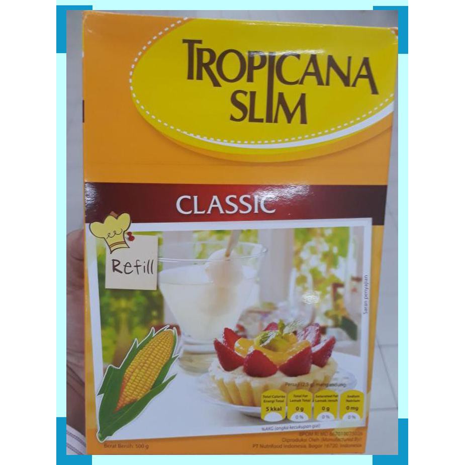 

Tropicana slim reffil 500 gram