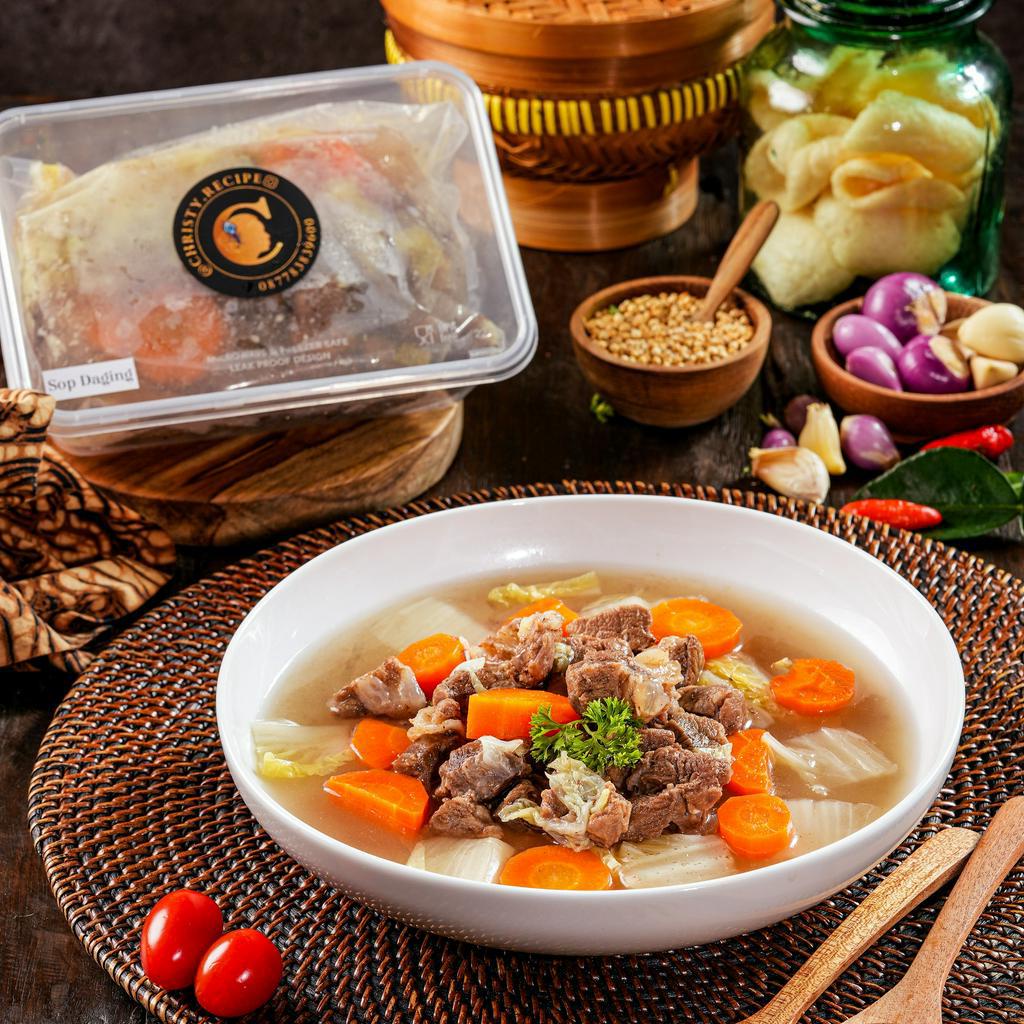 

Christy Recipe Frozen Food Sop Daging Instan Porsi Besar 2-3 Porsi 600 Gram