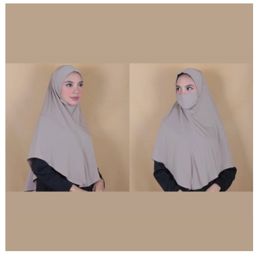 HIJAB NIQAB JERSEY - NEW ARRIVAL KERUDUNG CADAR SIMPEL KEKINIAN BAHAN JERSEY [PBOT]