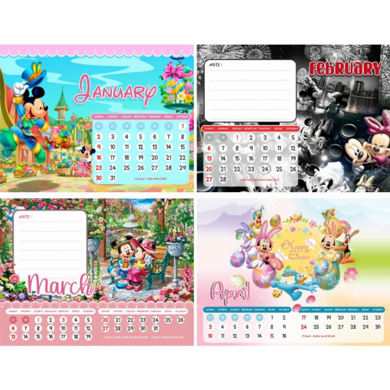

Calender Disney 2022