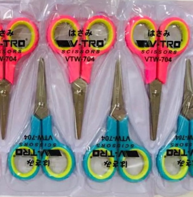 

tyvf [12Pcs] Gunting Kertas Tebal - Gunting Kecil Renceng warna [VT704]
