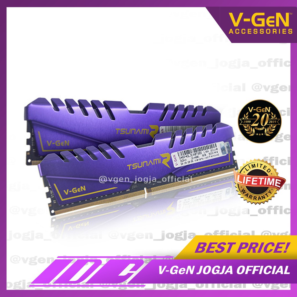RAM TSUNAMI R DDR4 16GB KIT (2X8GB) 2666MHZ CL 16