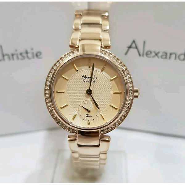 JAM TANGAN WANITA ALEXANDRE CHRISTIE AC 2709 ORIGINAL GARANSI RESMI 1 TAHUN