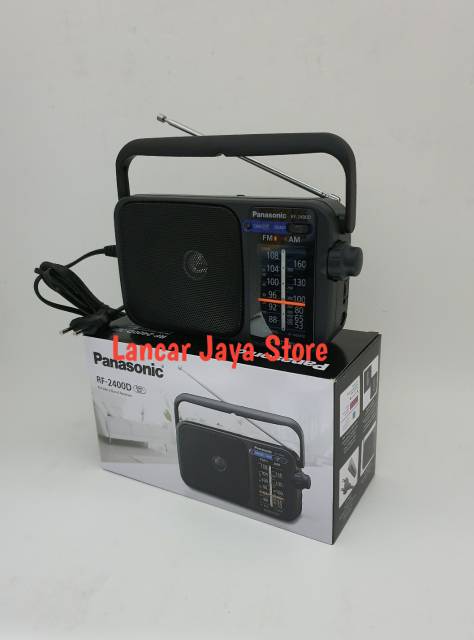 Radio Listrik Ac/Dc Portable Panasonic RF2400D Radio FM/AM  batery dan Listrik RF-2400D Original