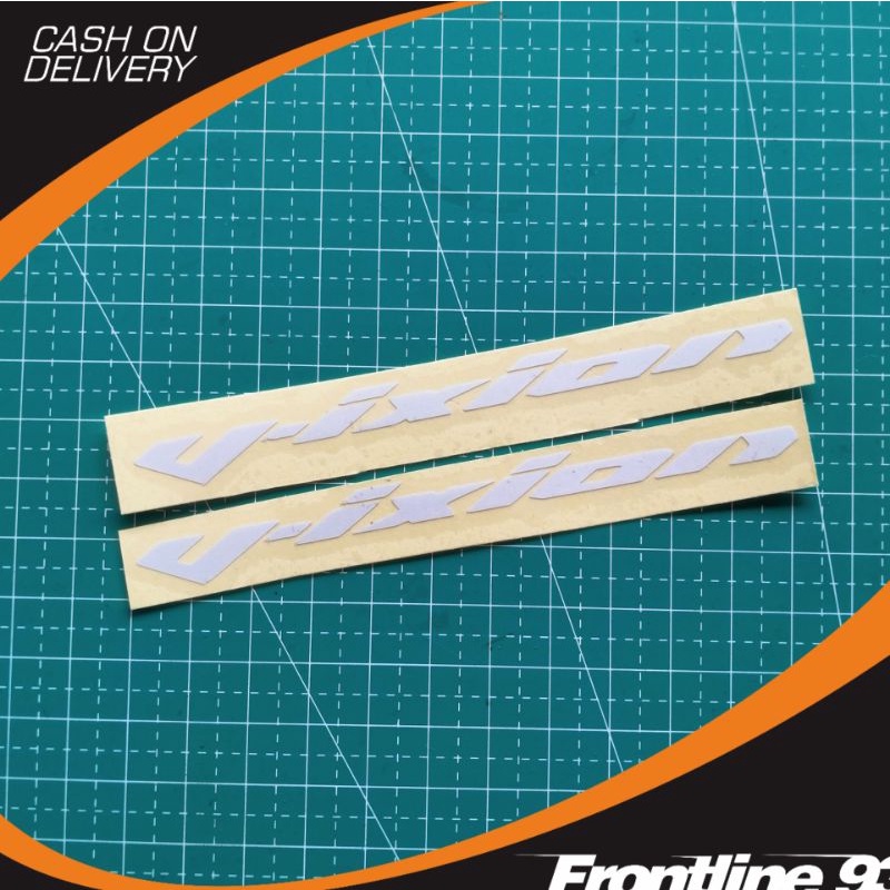 Cetak Sticker Cutting Logo Vixion Yamaha Custom Stiker Cutting Racing Motor Mobil Helm