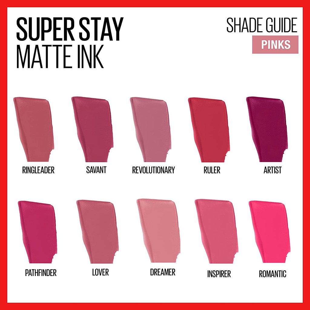 Skinhouseid Maybelline Superstay Lip Cream Matte Ink Pewarna Bibir Transferproof Dan Waterproof Tahan Seharian