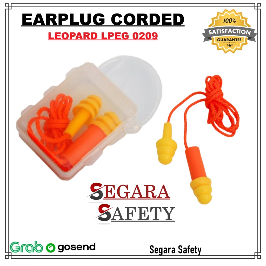 Leopard Corded EARPLUG LPEG 0209 - Penutup Telinga