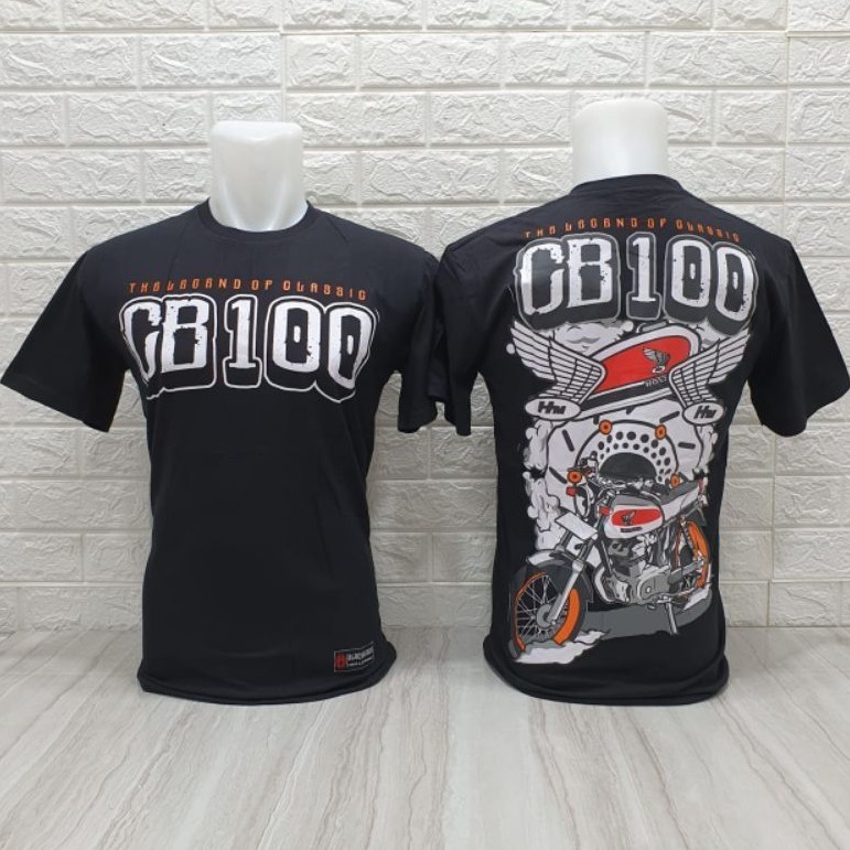 kaos cb 100 / kaos cb indonesia racing touring / kaos racing herex cb100 / honda gank