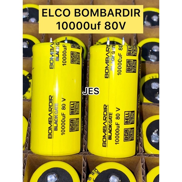 CAPASITOR ELCO 10000UF 80V ORIGINAL BOMBARDIR BELL-BGR