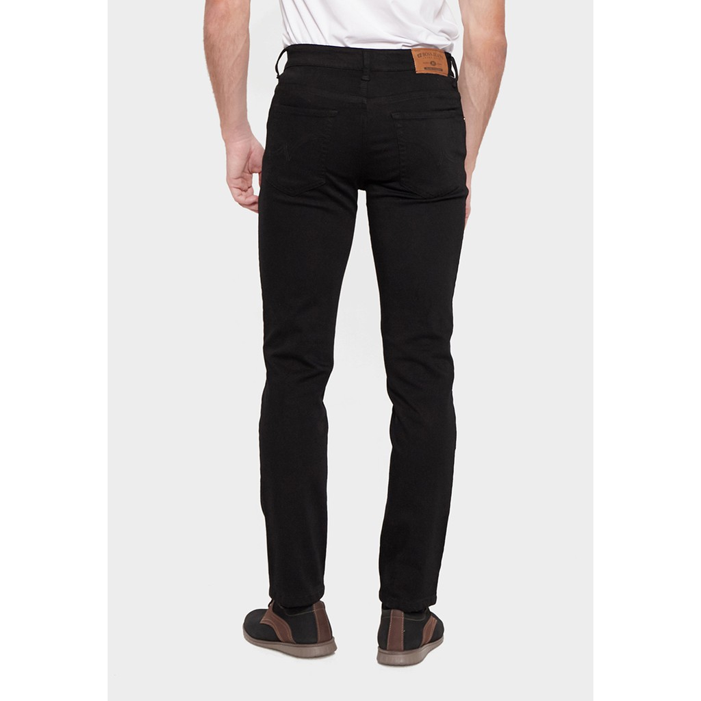 JBBoss Celana Panjang Cotton Soft Stretch Regular Fit (Black) / Ramayana Jatinegara