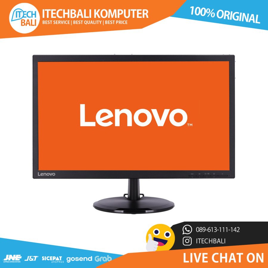 Monitor LENOVO 22&quot; D22-20 1080p 75Hz Garansi Resmi   | ITECHBALI