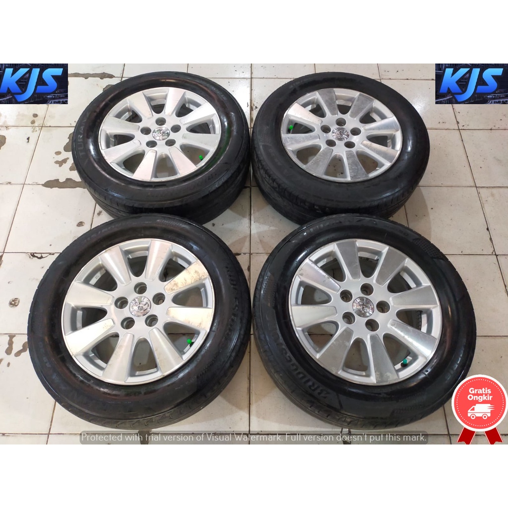 VELG ORIGINAL MOBIL CAMRY R17X7 5X114,3 ET45 SILVER + 215 55 R17