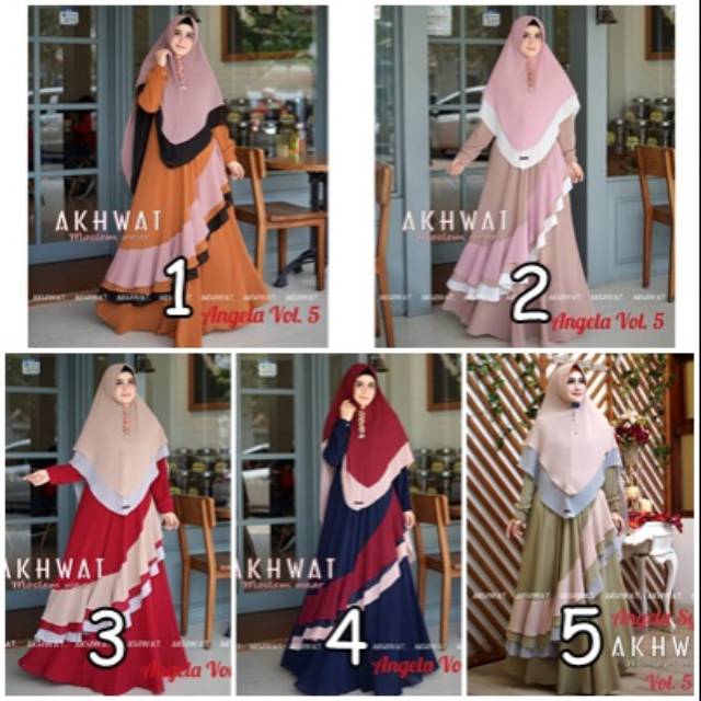 Angella Syari Vol 5 by Akhwat Gamis syari