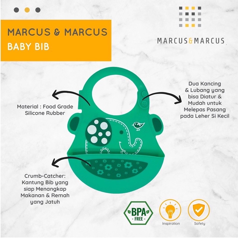 Marcus &amp; Marcus baby bib