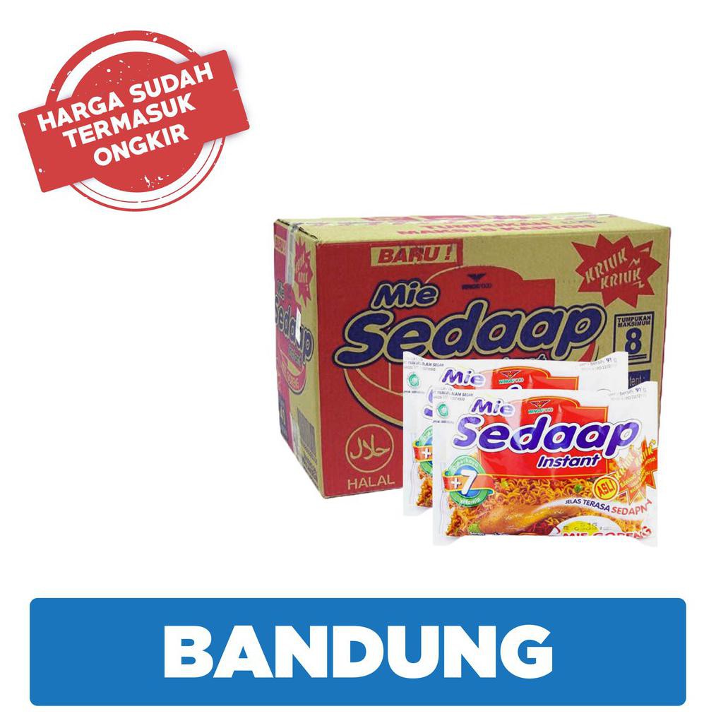 

{BISA COD} Mie Sedaap Goreng 91Gr 1 Karton (Harga + Ongkir) - BDG TERMURAH [Kode 1|Kode 2|Kode