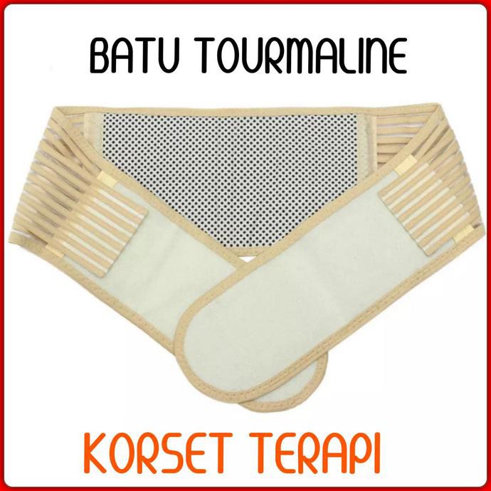 KORSET KESEHATAN BATU TOURMALINE TERAPI SYARAF KEJEPIT DIJAMIN PANAS