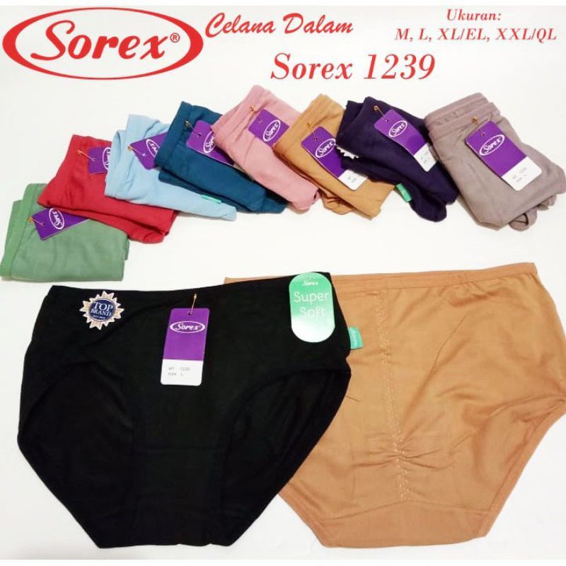 cd wanita sorex 1239 super soft termurah | cd sorex bahan katun lembut anti slip nyaman dipakai