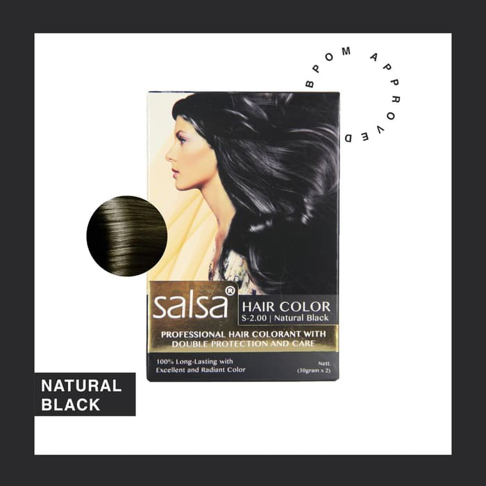CAT RAMBUT SALSA SALSA HAIR COLOR NATURAL BLACK CAT RAMBUT SALSA SALSA HAIR COLOR NATURAL BLACK