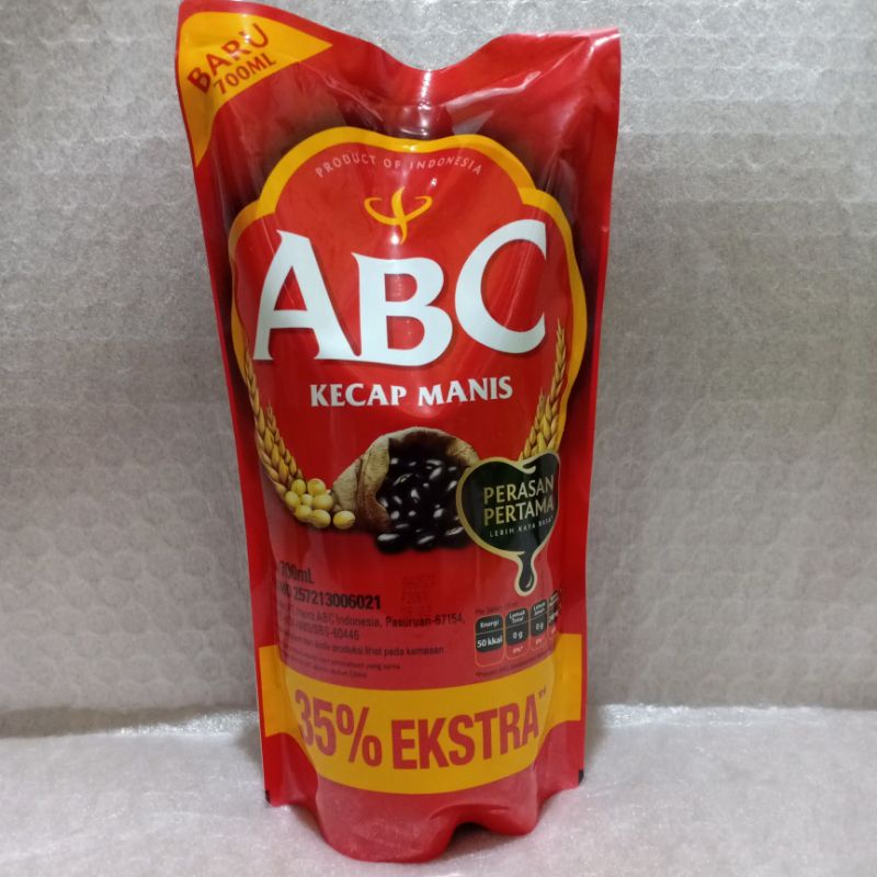 

ABC KECAP MANIS REFILL KEMASAN POUCH 700ml - Triple S Mart Online