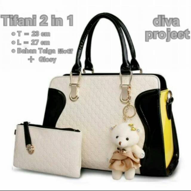 fashion tifani 2in1 free boneka/fashion wanita/tas murah