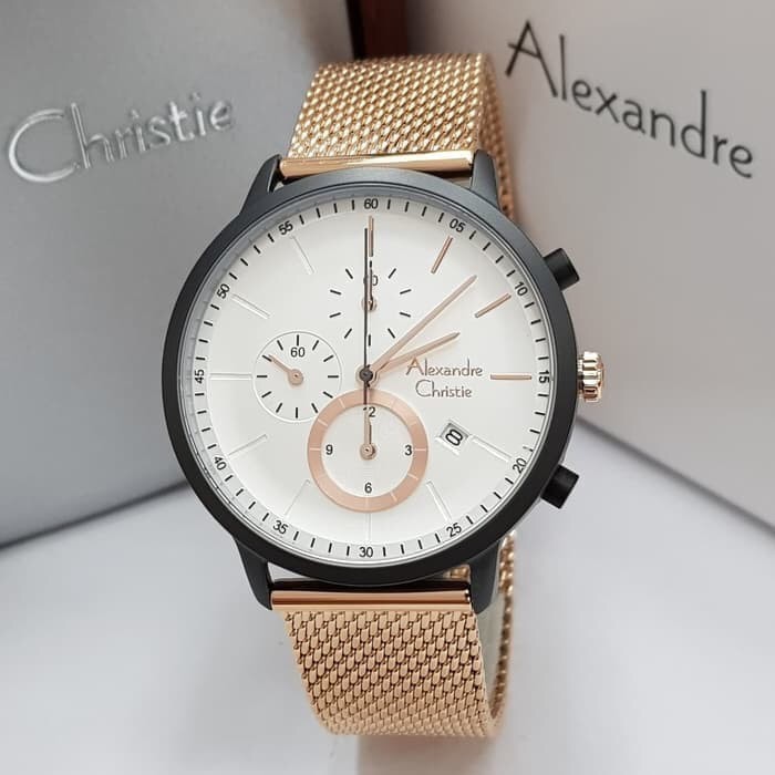 ORIGINAL Jam Tangan Pria Alexandre Christie AC 6498 / AC6498 Garansi 1 Tahun