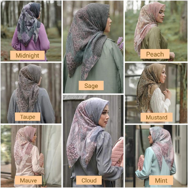 Buttonscarves Lilac Series