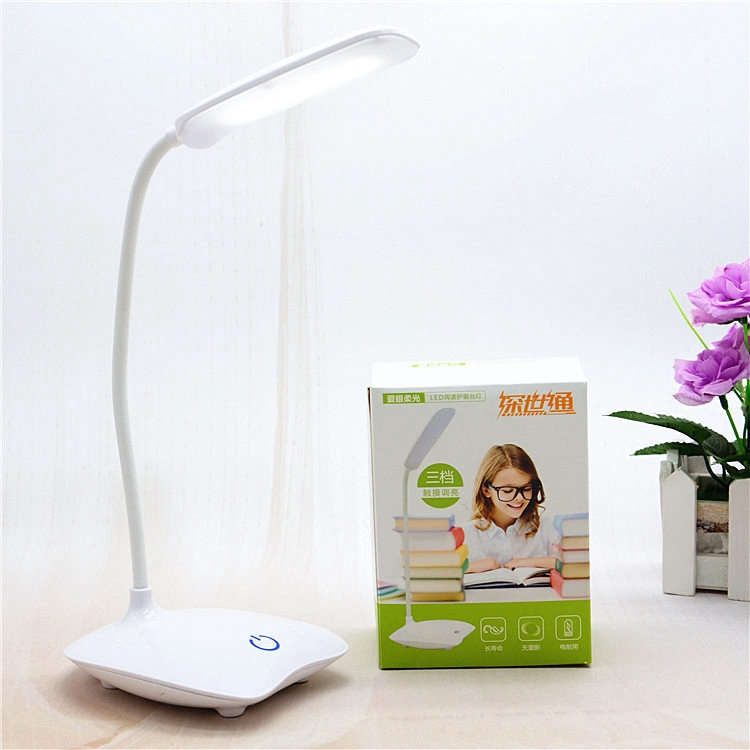 Lampu Belajar Reading Lamp LED Tombol Touchscreen USB 