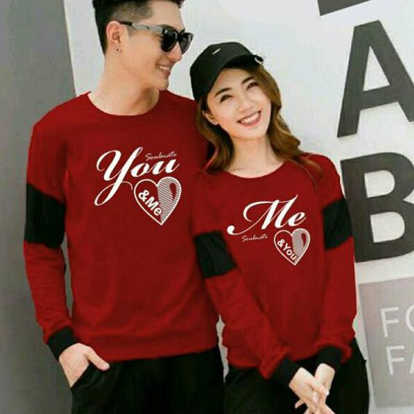 Memang Keren COUPLE SOULMATE / CP SOULMATE / COUPLE SWEATER / SWEATER COUPLE /  / BAJU PASANGAN / IM