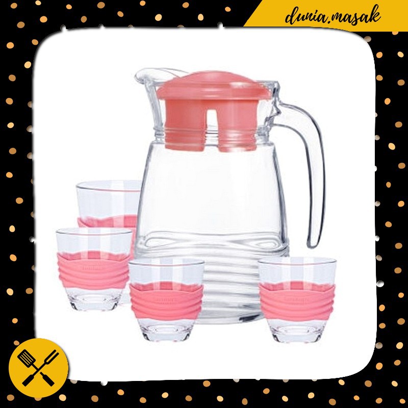 Luminarc Coastline Pitcher Drink Set 5 Pcs Unik Murah Berkualitas