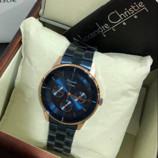 Alexandre Christie AC 2714 Blue RoseGold
