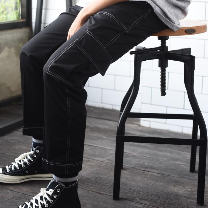 (iqec -749) CARGO LIST BLACK S-3XL CELANA CARGO PRIA WANITA CELANA CARGO JOGGER UNISEX 902BQVK