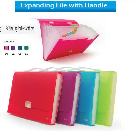 

EXPANDING FILE WITH HANDLE 3603 BANTEX/FOLDER